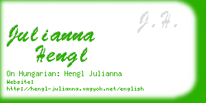 julianna hengl business card
